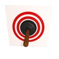Toilet plunger in target Royalty Free Stock Photo