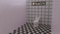 The toilet room, invented by me, and created in the 3D program