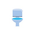 Toilet sanitary isolated icon