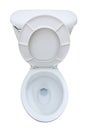 Toilet seat isolated on white Royalty Free Stock Photo