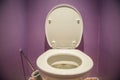 Toilet seat Royalty Free Stock Photo