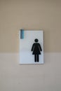 Toilet sign female