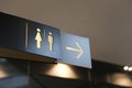 Toilet Sign Royalty Free Stock Photo