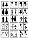 Toilet sign vector