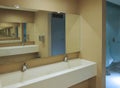 Toilet Sinks Mirror Royalty Free Stock Photo