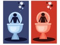 Toilet symbols