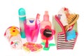 Toiletries stuffs for little girl