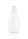 Toiletry cleansing bottle for product design mock-up isolated on white background