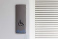 Toilets for handicapped people in the office building empty Royalty Free Stock Photo