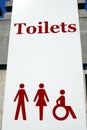 Toilets sign