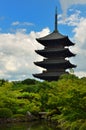 Toji Pagoda Royalty Free Stock Photo