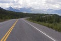 Tok Cutoff Highway, Alaska Royalty Free Stock Photo