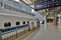 Tokaido Shinkansen platform. Tokyo Station. Tokyo. Japan Royalty Free Stock Photo