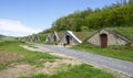 Tokaj wine cellars in Hercegkut, Hungary Royalty Free Stock Photo