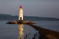 Tokarevsky Lighthouse on a summer evening in Vladivostok