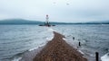 Tokarevsky lighthouse in Vladivostok, east coast, Russia