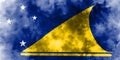 Tokelau grunge flag, New Zaeland dependent territory flag