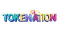 Tokenation Text Icon for Digital Assets and Security, vector design Generative AI Royalty Free Stock Photo