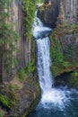 Toketee Falls Plunges into Blue Pool