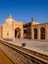 Toki Sarrofon indoor market of the XVI century at sunny day, Bukhara, Uzbekistan. UNESCO world Heritage