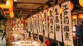 Tokyo, Japan - 18 December 2014: Busy day at a food market in Tokyo, Japan