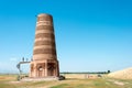 Ruins of Burana Tower in Tokmok, Kyrgyzstan. It is part of the World Heritage Site