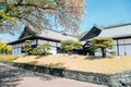 Tokushima Central Park Tokushima Castle Museum at spring in Shikoku, Japan Royalty Free Stock Photo