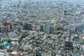 Aerial view of Shinjuku district from Tokyo Government Building
