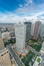 Aerial view of Shinjuku district from Tokyo Government Building