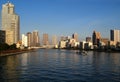 Tokyo bay skyline Royalty Free Stock Photo