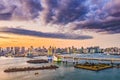 Tokyo Bay Skyline Royalty Free Stock Photo