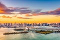 Tokyo Bay Skyline Royalty Free Stock Photo