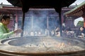 TOKYO - CIRCA JUNE, 2016: Sensoji-ji Red Japanese Temple in Asakusa, Tokyo, Japan on May 16,2016 Royalty Free Stock Photo