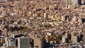 Tokyo city crowded residential at Roppongi tower Royalty Free Stock Photo