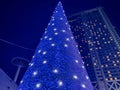 Tokyo city dome Christmas tree illumination