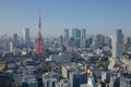 Tokyo City Tower, view from top of high building