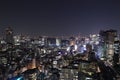 Tokyo cityscape at night Royalty Free Stock Photo