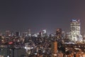Tokyo cityscape at night Royalty Free Stock Photo