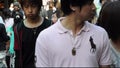 TOKYO Crowd of people in Takeshita dori, a busy shopping street in Harajuku district