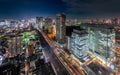 Tokyo downtown city skyline and skyscrapers at Roppongi District in Tokyo, Japan Royalty Free Stock Photo