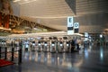 Tokyo Haneda Airport Self Check-In Kiosks Royalty Free Stock Photo