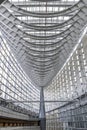 tokyo internetional forum modern structure detail Royalty Free Stock Photo