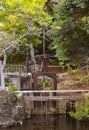 Lock adjusting the flow of water of the Seawater tidal pond named Shiori-no-ike in the Hama-rikyÃÂ« Gardens.