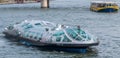 Sumidagawa Futuristic Looking Water Bus, Tokyo, Japan.