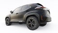 Tokyo, Japan. April 20, 2022: Toyota Yaris Cross 2020. Compact black SUV with a hybrid engine and four-wheel drive for