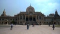 TOKYO, JAPAN - APRIL, 19, 2018: wide view of tsukiji hongan-ji temple in tokyo, japan Royalty Free Stock Photo