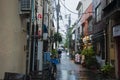 Tokyo, Japan, Asakusa Temple, Shop Street, Umbrella, Pole,