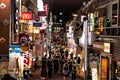 Tokyo, Japan. Aug 06 2019. Busy street of Harajuku Royalty Free Stock Photo