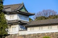 Authentic building in the territory by the Emperor palace of Japan. Royalty Free Stock Photo