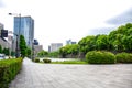 Beautiful view outside the Imperial Palace in Tokyo, Japan